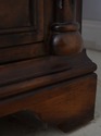 69973: George III Style Burl Walnut Blind Door Sec