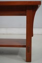 75161: STICKLEY Mission Cherry Glass Top Coffee Ta