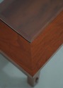 75161: STICKLEY Mission Cherry Glass Top Coffee Ta