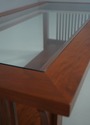 75161: STICKLEY Mission Cherry Glass Top Coffee Ta