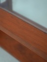 75161: STICKLEY Mission Cherry Glass Top Coffee Ta