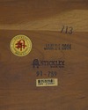 75161: STICKLEY Mission Cherry Glass Top Coffee Ta