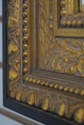 F75166: ENTREE Black 7 Gold Small Accent Mirror