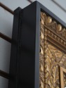 F75166: ENTREE Black 7 Gold Small Accent Mirror