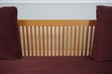 75091: STICKLEY Spindle Mission Oak Upholstered So