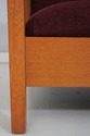 75091: STICKLEY Spindle Mission Oak Upholstered So