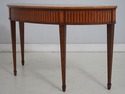 L73855: ETHAN ALLEN Federal Inlaid Mahogany Consol