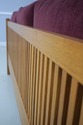 75091: STICKLEY Spindle Mission Oak Upholstered So