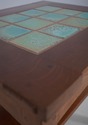 74566: STICKLEY Tile Top Mission Oak Lamp Table