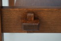 74566: STICKLEY Tile Top Mission Oak Lamp Table