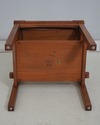 74566: STICKLEY Tile Top Mission Oak Lamp Table
