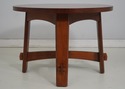 75096: STICKLEY Round Gustav Mission Oak Library D