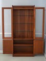 75105: STICKLEY Arts & Crafts Cherry 2 Door Curio 