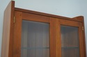 75105: STICKLEY Arts & Crafts Cherry 2 Door Curio 