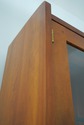 75105: STICKLEY Arts & Crafts Cherry 2 Door Curio 