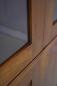 75105: STICKLEY Arts & Crafts Cherry 2 Door Curio 