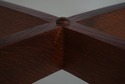 75096: STICKLEY Round Gustav Mission Oak Library D