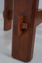 75096: STICKLEY Round Gustav Mission Oak Library D