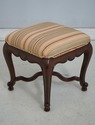 L75195: Pair French Louis XV Style Cherry Upholste