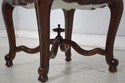 L75195: Pair French Louis XV Style Cherry Upholste