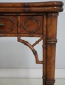 L74594: THEODORE ALEXANDER Mahogany Bamboo Form Co