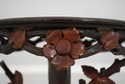 F74767: Vintage French Art Nouveau Carved Wood Ped