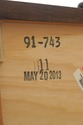 75098: STICKLEY Harvey Ellis Inlaid Cherry Storage