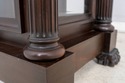 F62713: BREITINGER & SONS Column Side Mahogany Gra