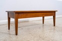 F70290: Bench Made Walnut Primitive Coffee Table