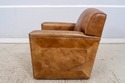 70224: STICKLEY Worn & Distressed Leather Club Cha