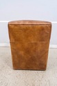 70224: STICKLEY Worn & Distressed Leather Club Cha