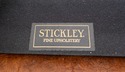 70224: STICKLEY Worn & Distressed Leather Club Cha