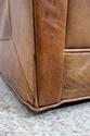 70224: STICKLEY Worn & Distressed Leather Club Cha