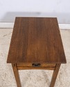 70231: STICKLEY Mission Oak 1 Drawer Lamp Table