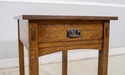 70231: STICKLEY Mission Oak 1 Drawer Lamp Table