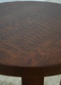 F74874: STICKLEY Antique Round Mission Oak Table