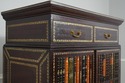 74908: MAITLAND SMITH Leather Book Spline TV Cabin