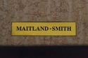 74908: MAITLAND SMITH Leather Book Spline TV Cabin