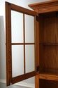 74870: Country Oak 2 Piece Stepback Cupboard Hutch