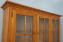 74870: Country Oak 2 Piece Stepback Cupboard Hutch
