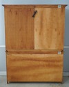74870: Country Oak 2 Piece Stepback Cupboard Hutch