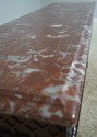 L74783: HENREDON Chippendale Marble Top Mahogany C