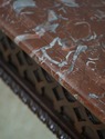 L74783: HENREDON Chippendale Marble Top Mahogany C