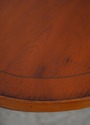 L74897: English Yew Wood Oval Coffee Cocktail Tabl