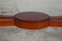 L74897: English Yew Wood Oval Coffee Cocktail Tabl