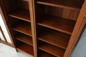 74801: STICKLEY 2 Door Mission Oak Leaded Door Boo