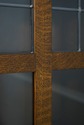 74801: STICKLEY 2 Door Mission Oak Leaded Door Boo