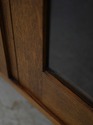 74801: STICKLEY 2 Door Mission Oak Leaded Door Boo