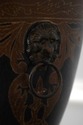 LF74740: WILDWOOD ACCENTS Black Metal Urn Toleware