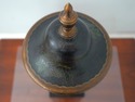 LF74740: WILDWOOD ACCENTS Black Metal Urn Toleware